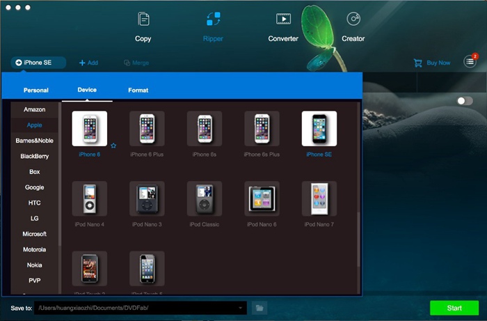 Step2 of ripping and converting DVD to video for playback on iPad