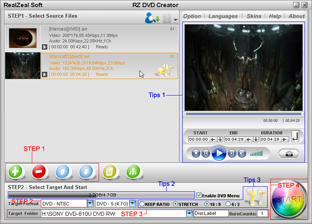 Avi to DVD burner free download burn avi to DVD